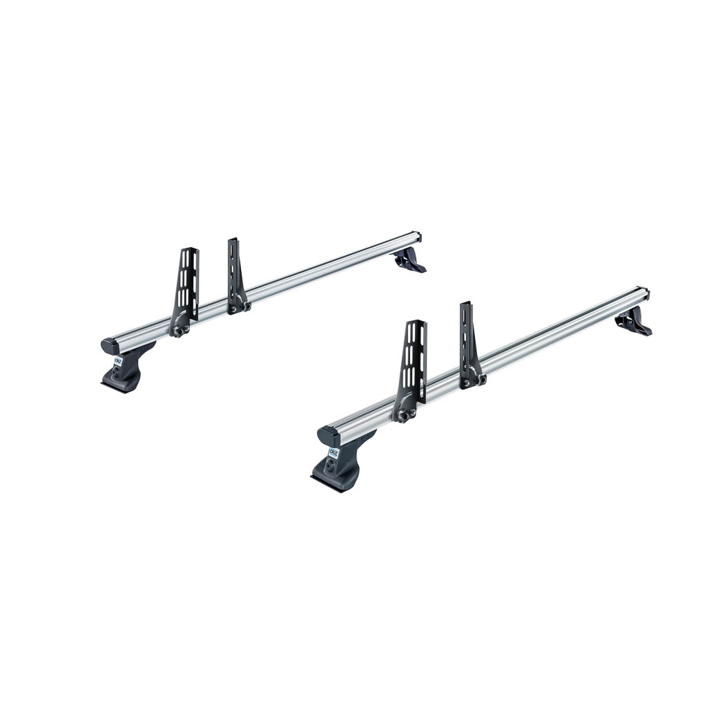 2 taittuvat kuormanpysäyttimet 18 cm CRUZ Alu Cargo -kattotelineisiin